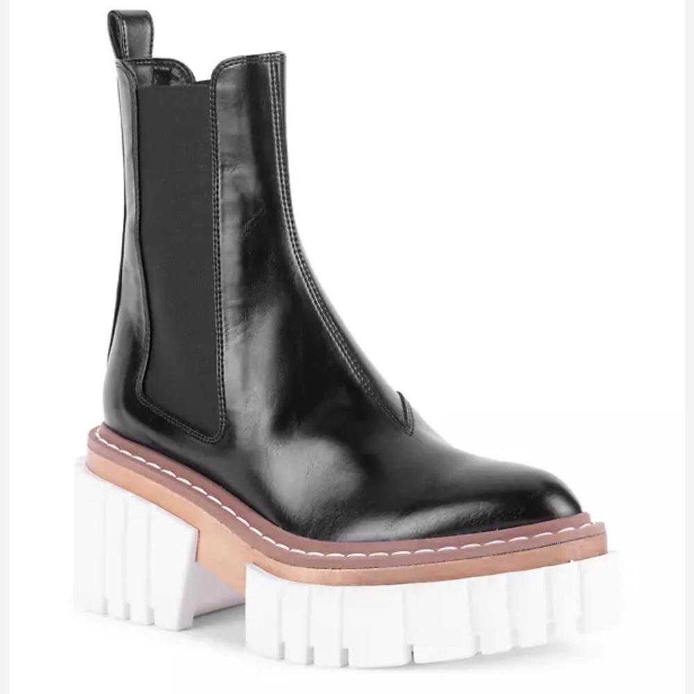 Stella McCartney Emilie lug sole Chelsea boot 37